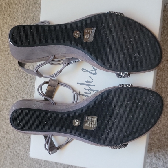 Macy's Womens wedges size 7.5 - Picture 8 of 8